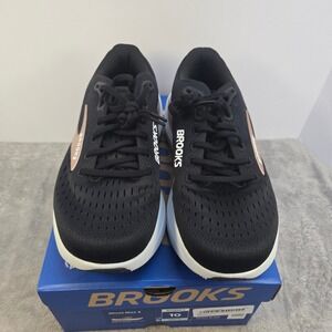 Brooks Ghost Max 3 Womens 10 Wide Black Rose Gold Running Shoes 1204571D043